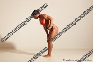 Bodybuilding reference poses of Angelina